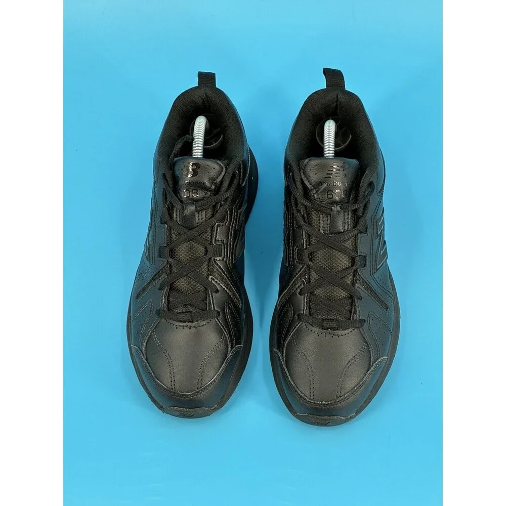New Balance 608v5 Women’s 10 B Black Slip Resistant Leather Work Shoes WX608AB5